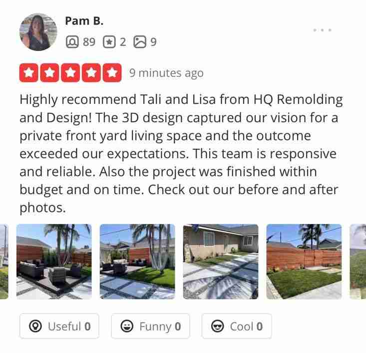 Pam Review by HQ Remodeling